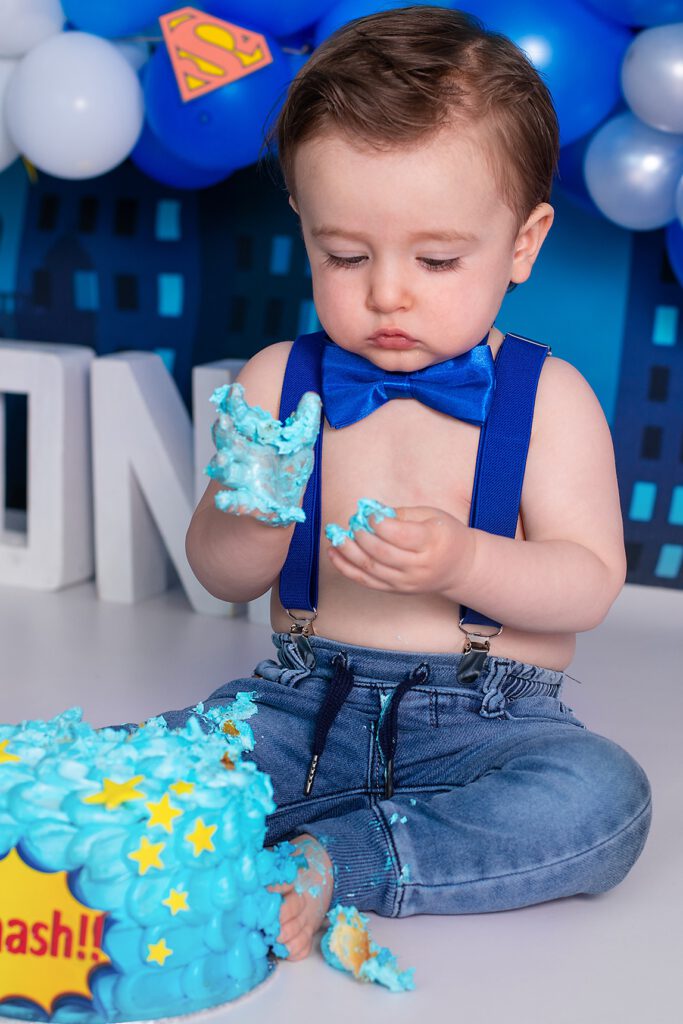 Cakesmash baby verjaardag fotoshoot fotograaf hoek van holland