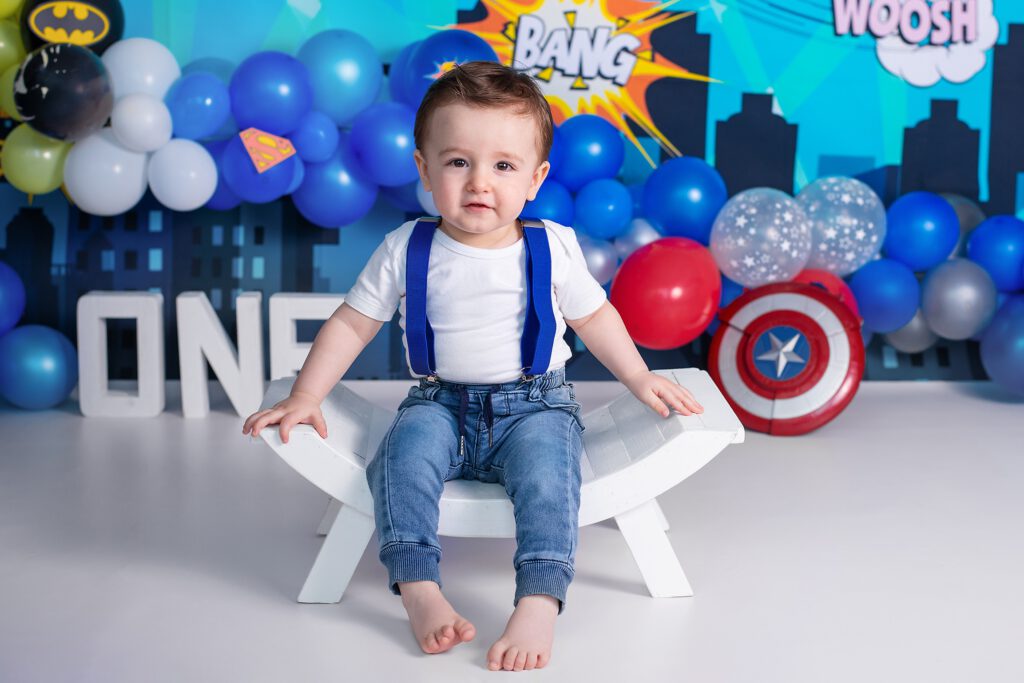 Cake smash baby fotoshoot marvel fotograaf zuid holland