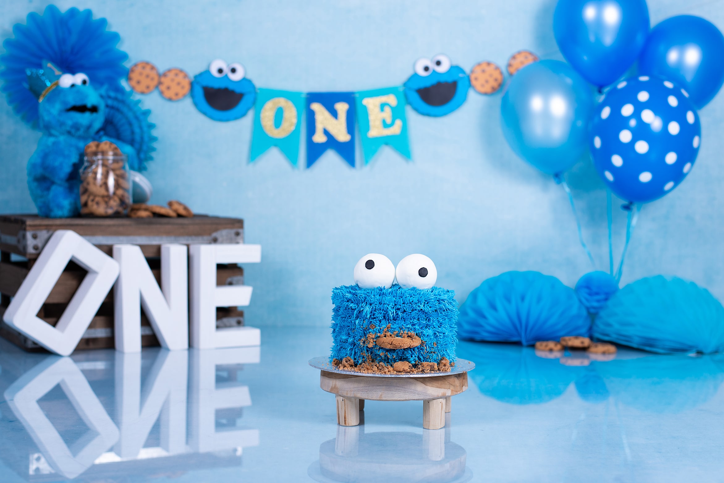 Cakesmash cookie monster zuid holland beau baby fotografie
